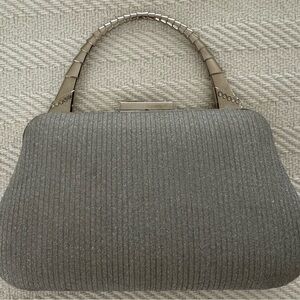 Elegant Silver Women's Formal Purse